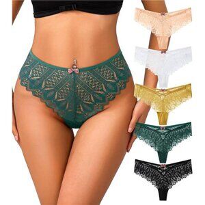 Women Sexy Lace Underwear 5 Pack